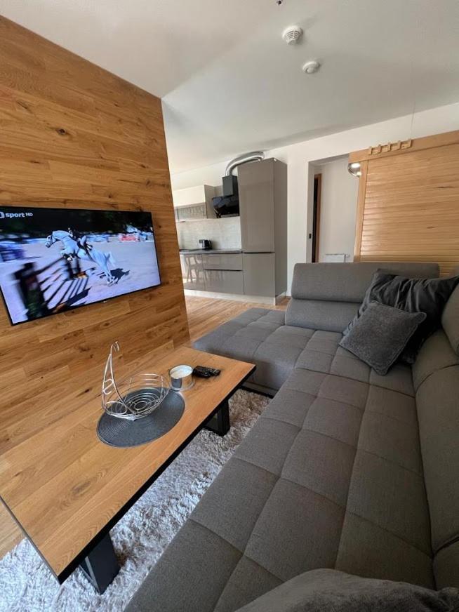 Luxusni Apartman Grand V Centru Harrachova Se Soukromou Mega Terasou, S Privatnim Parkovanim Zdarma, S Moznosti Dobijeni Wallbox Ev A Vyhledem Na Harrachovsky Kostelicek Exterior foto